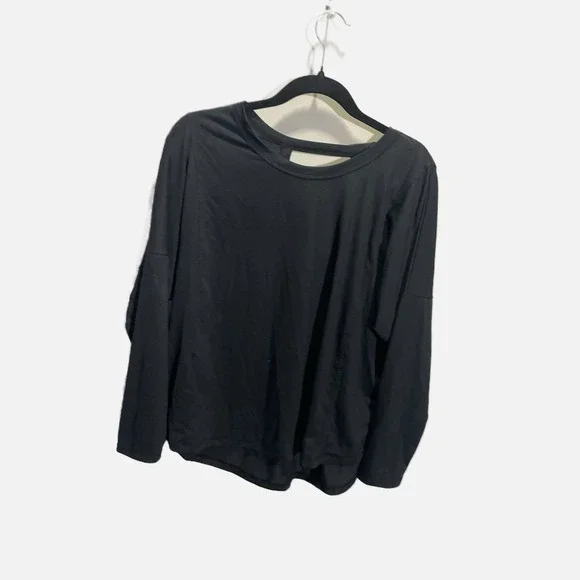 All in Motion CYA Long Sleeve Open Back Activewear Top Black XL 214 12 0851 - Picture 2 of 4
